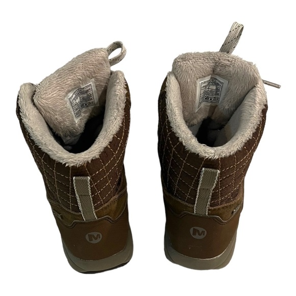 Merrell Jovilee Artica Waterproof Boots Brown Womens Size 5.5 - Picture 5 of 9